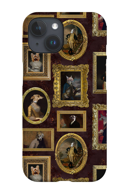 RoyalCovers.uk - Vintage Animals Renaissance Museum Wall By Uta Naumann Phone Case (Black)