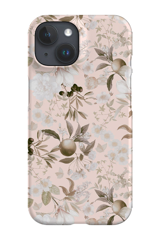 RoyalCovers.uk - Vintage Pastel Blush Florals By Uta Naumann Phone Case (Pink)