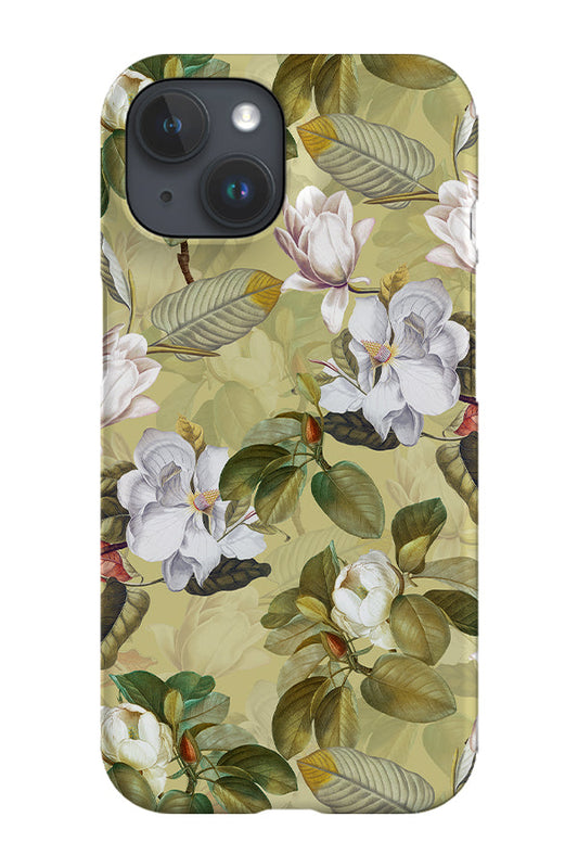 RoyalCovers.uk - Vintage Green Magnolia By Uta Naumann Phone Case (Green)