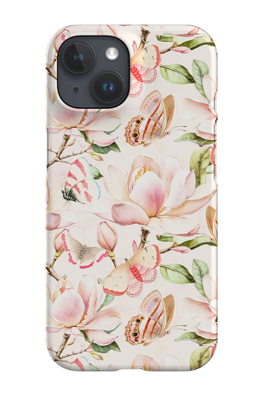 RoyalCovers.uk - Pink Magnolia Butterflies By Uta Naumann Phone Case (Pink)