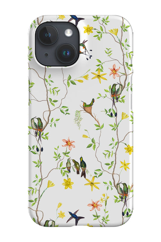 RoyalCovers.uk - Vintage Chinoiserie Hummingbirds By Uta Naumann Phone Case (White)