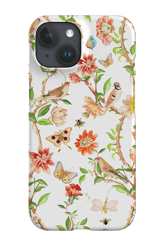 RoyalCovers.uk - Antique Vintage Chinoiserie Birds By Uta Naumann Phone Case (White)