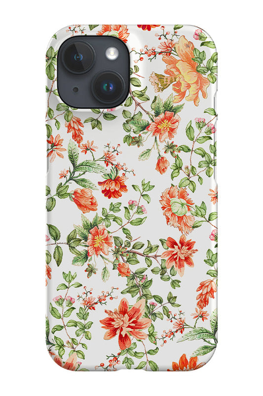 RoyalCovers.uk - Vintage Red Dahlia Garden By Uta Naumann Phone Case (White)
