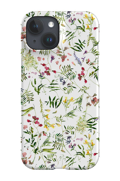 RoyalCovers.uk - Garden Flowers By Uta Naumann Phone Case (White)
