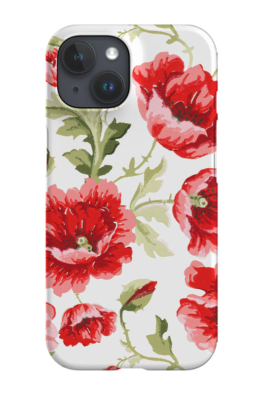 RoyalCovers.uk - Romantic Red Poppies By Uta Naumann Phone Case (Red)