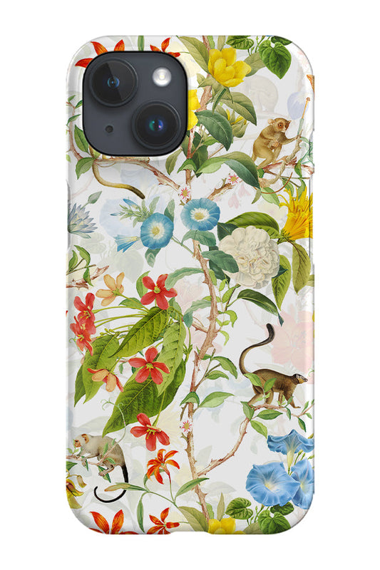 RoyalCovers.uk - Exotic Chinoiserie Garden By Uta Naumann Phone Case (White)