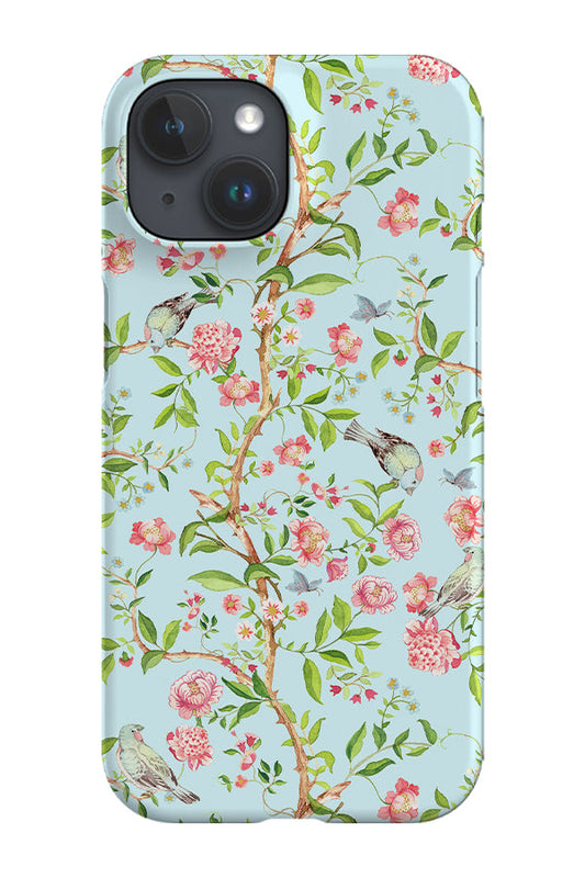 RoyalCovers.uk - Chinoiserie Vintage Lovebirds By Uta Naumann Phone Case (Blue)