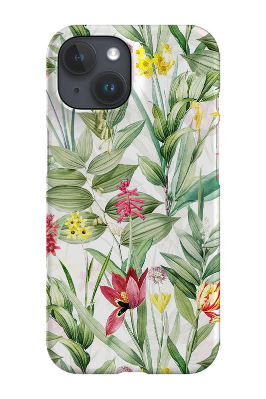 RoyalCovers.uk - Tropical Plants and Leaves By Uta Naumann Phone Case (White)