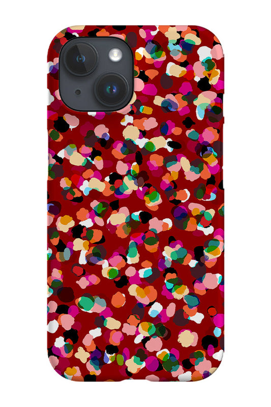 RoyalCovers.uk - Party Spot by Rachel Parker Phone Case (Ruby Red)