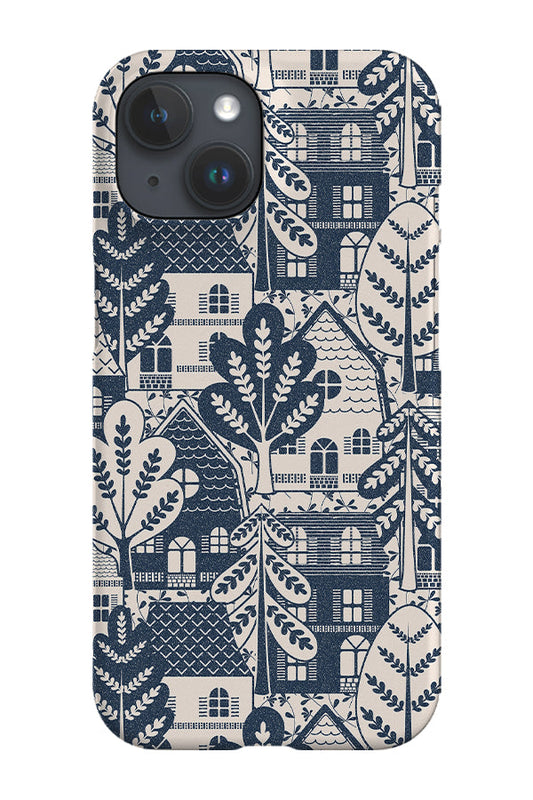 RoyalCovers.uk - Adventure Travel Block by Garabateo Phone Case (Blue)