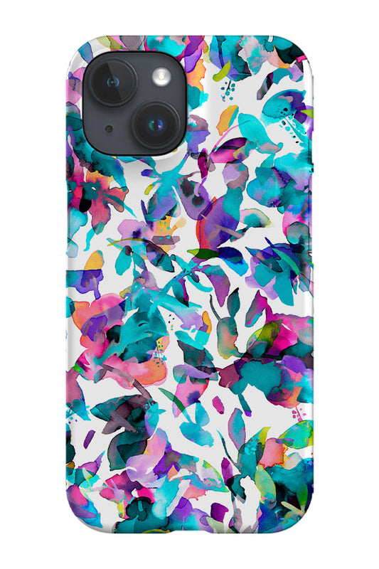 RoyalCovers.uk - Aquatic Flowers By Ninola Design Phone Case (Blue)