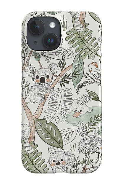 RoyalCovers.uk - Australian Animals by Becca Story Smith Phone Case (Beige)