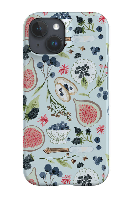 RoyalCovers.uk - Blueberry Breakfast by Becca Story Smith Phone Case (Blue)