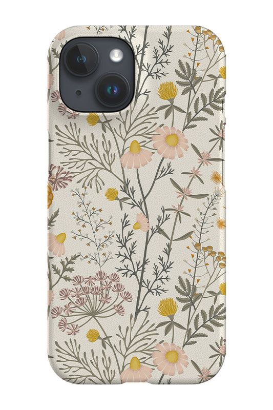 RoyalCovers.uk - Botanical Weeds by Garabateo Phone Case (Beige)