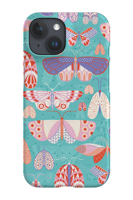 RoyalCovers.uk - June Butterflies by Rachel Parker Phone Case (Teal)