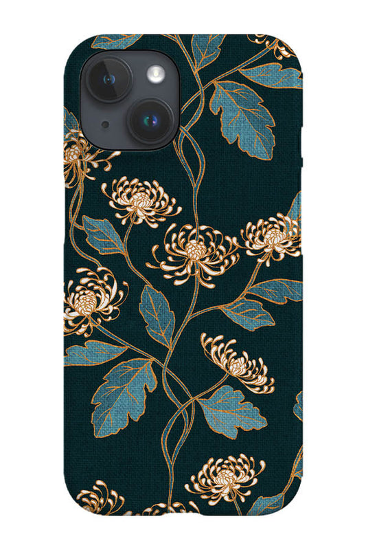 RoyalCovers.uk - Chrysanthemum Nouveau by Cecilia Mok Phone Case (Blue)