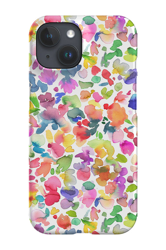 RoyalCovers.uk - Colourful Abstract Brushstrokes Floral By Ninola Design Phone Case (Multicolour)