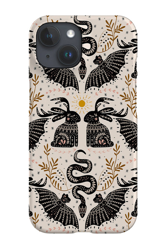 RoyalCovers.uk - Cryptozoology by Garabateo Phone Case (Beige)