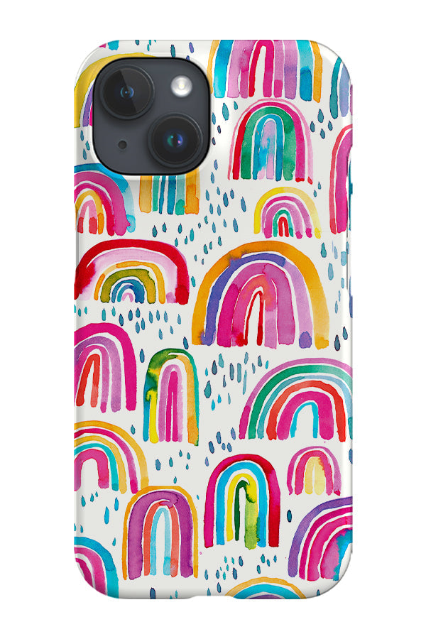 RoyalCovers.uk - Watercolour Rainbows By Ninola Design Phone Case (Colourful)