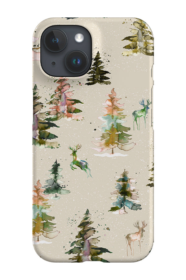 RoyalCovers.uk - Deers in Forest By Ninola Design Phone Case (Beige)