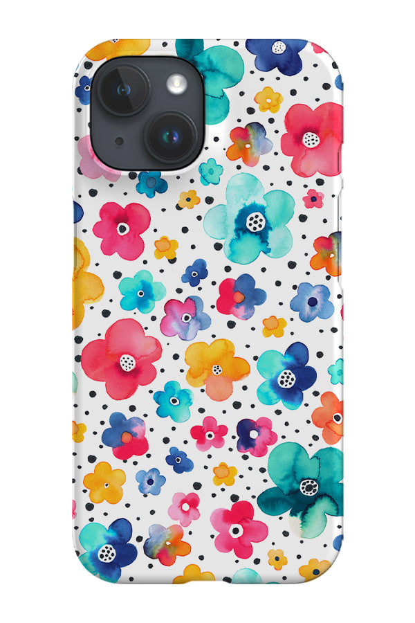 RoyalCovers.uk - Dots Flowers By Ninola Design Phone Case (Multi)