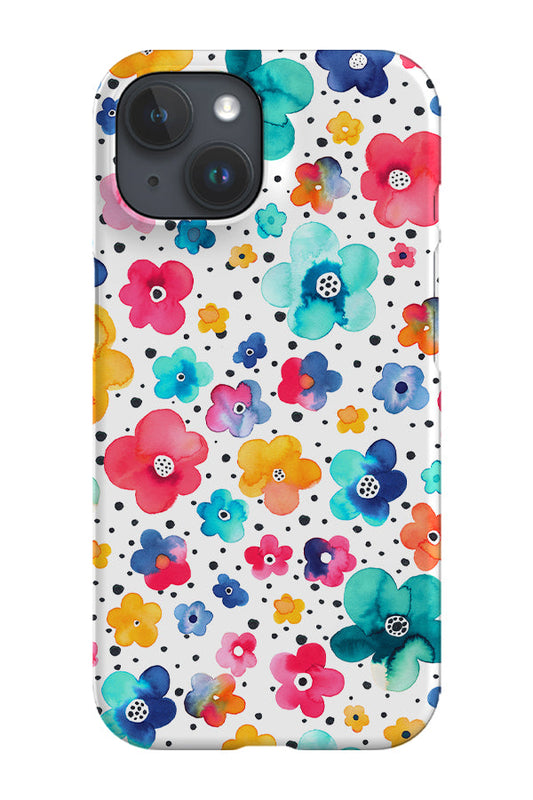 RoyalCovers.uk - Dots Flowers By Ninola Design Phone Case (Multi)