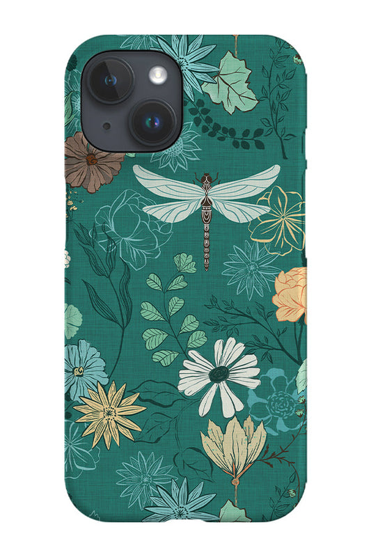 RoyalCovers.uk - Dragonfly Floral by Michele Norris Phone Case (Green)