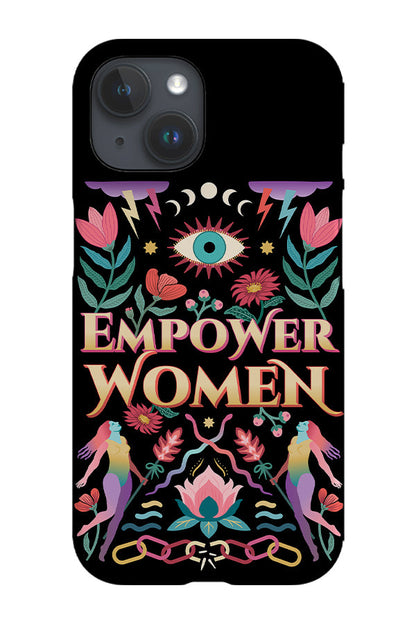 RoyalCovers.uk - Empower Women by Misentangledvision Phone Case (Black)