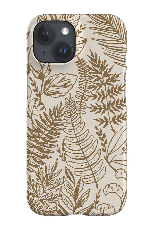 RoyalCovers.uk - Ferns By Maria Galybina Phone Case (Beige)
