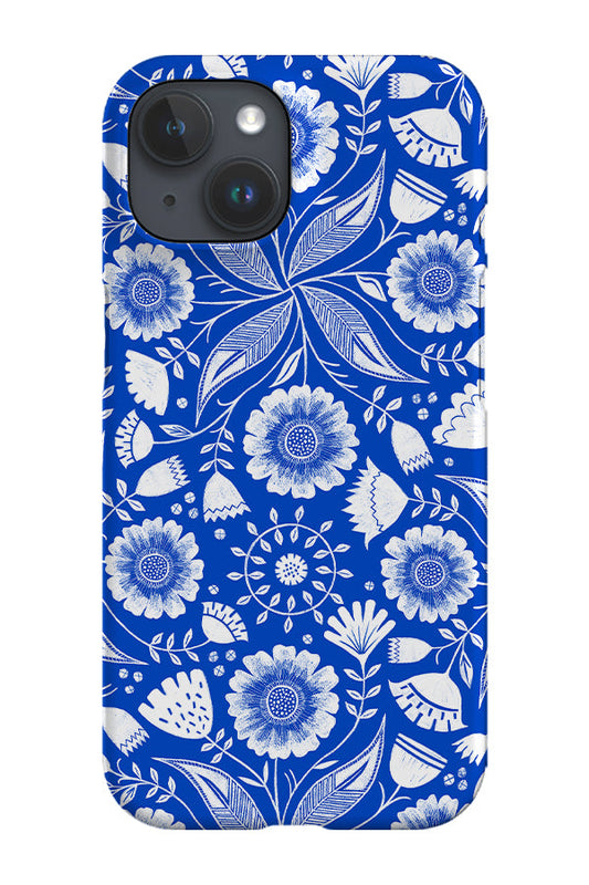 RoyalCovers.uk - Botanical Blue by Rachel Parker Phone Case (Blue)