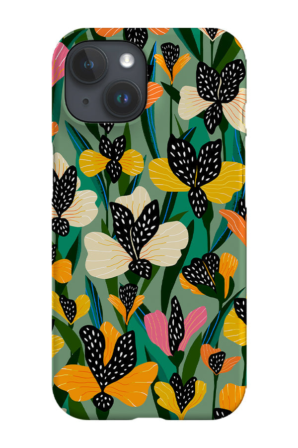 RoyalCovers.uk - Pansy Matcha by Rachel Parker Phone Case (Green)
