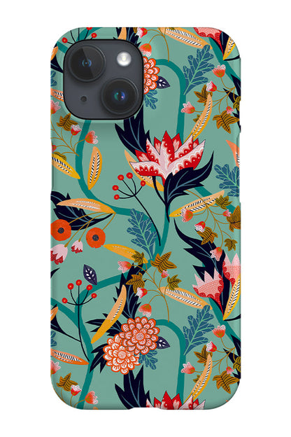 RoyalCovers.uk - Eastern Delight by Rachel Parker Phone Case (Mint Green)