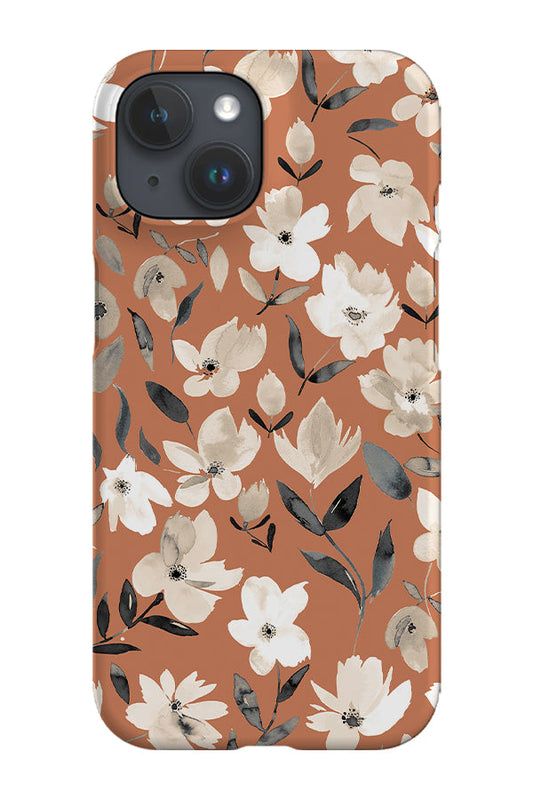 RoyalCovers.uk - Fresh Flowers By Ninola Design Phone Case (Terracotta)