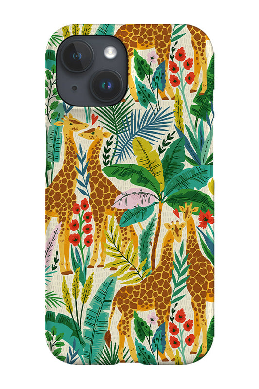 RoyalCovers.uk - Giraffes By Maria Galybina Phone Case (Green)