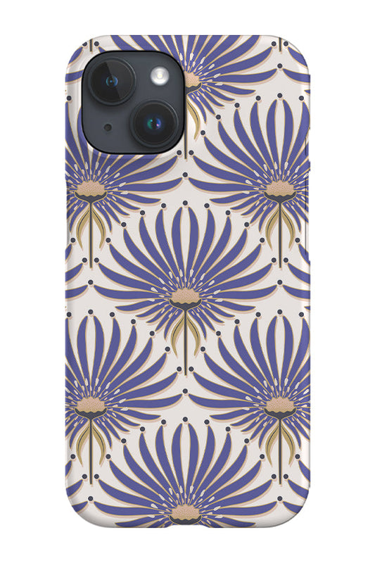 RoyalCovers.uk - Geometric Flower by Garabateo Phone Case (Very Peri)