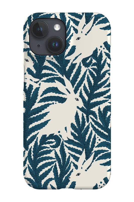 RoyalCovers.uk - Hares By Maria Galybina Phone Case (Blue)