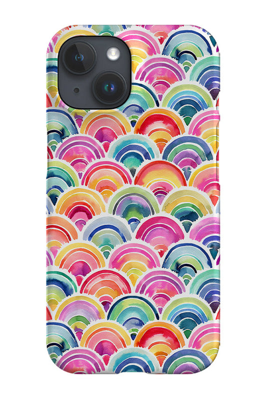 RoyalCovers.uk - Happy Colourful Summer Rainbow Scales By Ninola Design Phone Case (Multicolour)