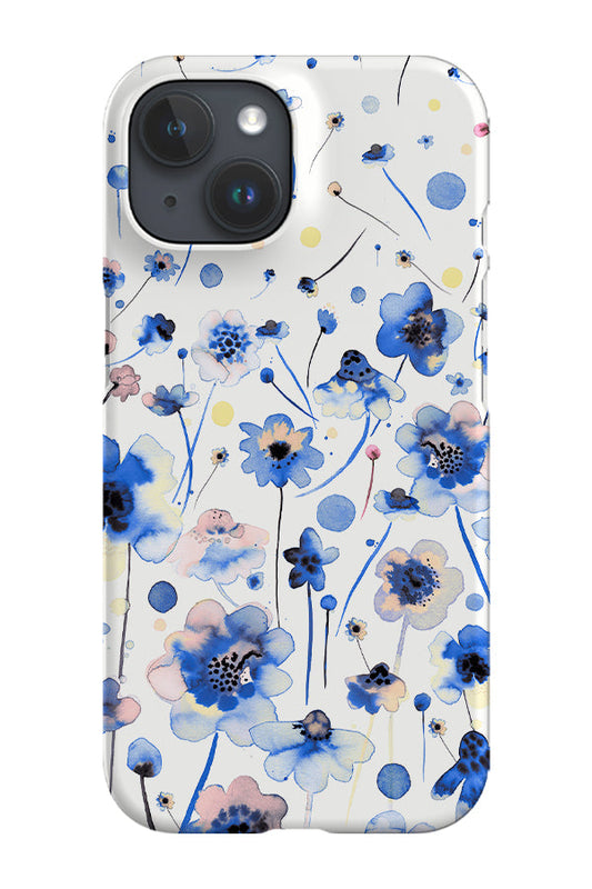 RoyalCovers.uk - Ink Flowers By Ninola Design Phone Case (White)