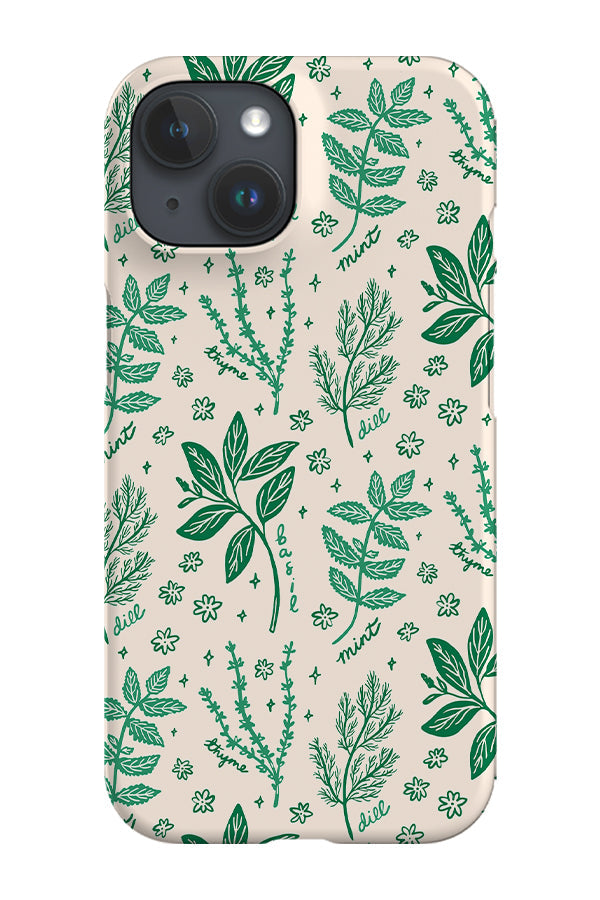 RoyalCovers.uk - Summer Herbs by Kayla Ann Phone Case (Beige Green)