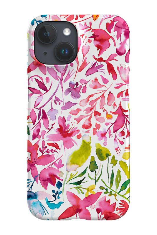 RoyalCovers.uk - Magic Watercolour Colourful Plants By Ninola Design Phone Case (Rainbow)