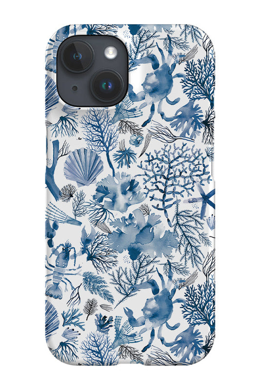 RoyalCovers.uk - Marine Sea Coral Reef By Ninola Design Phone Case (Indigo)