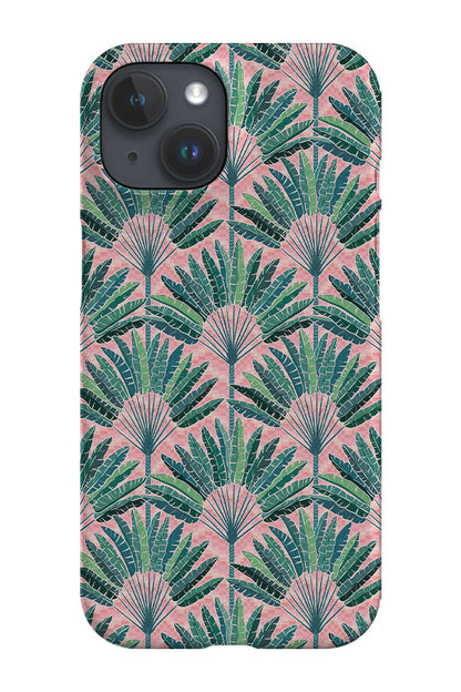 RoyalCovers.uk - Mod Traveller Palms by Misentangledvision Phone Case (Pink)