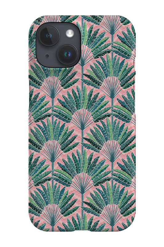 RoyalCovers.uk - Mod Traveller Palms by Misentangledvision Phone Case (Pink)