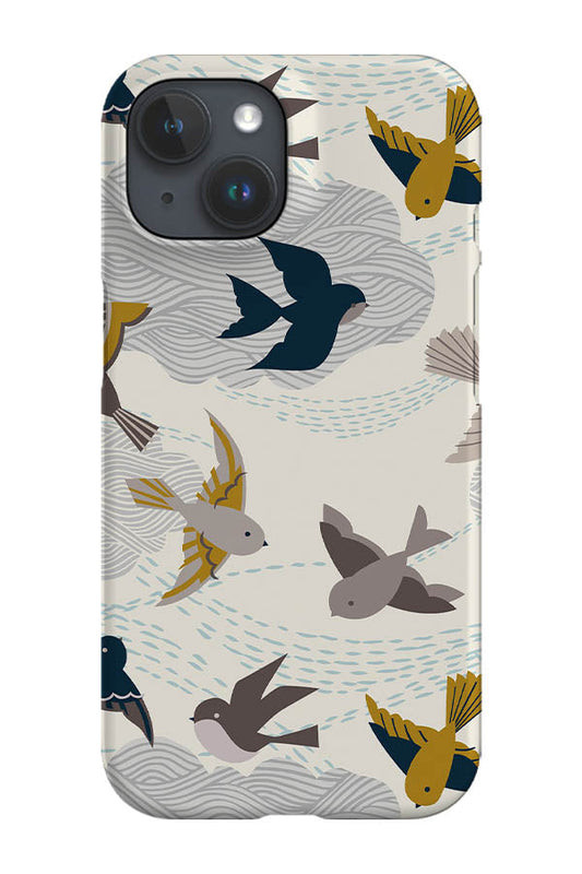 RoyalCovers.uk - Modern Birds by Cecilia Mok Phone Case (Grey)