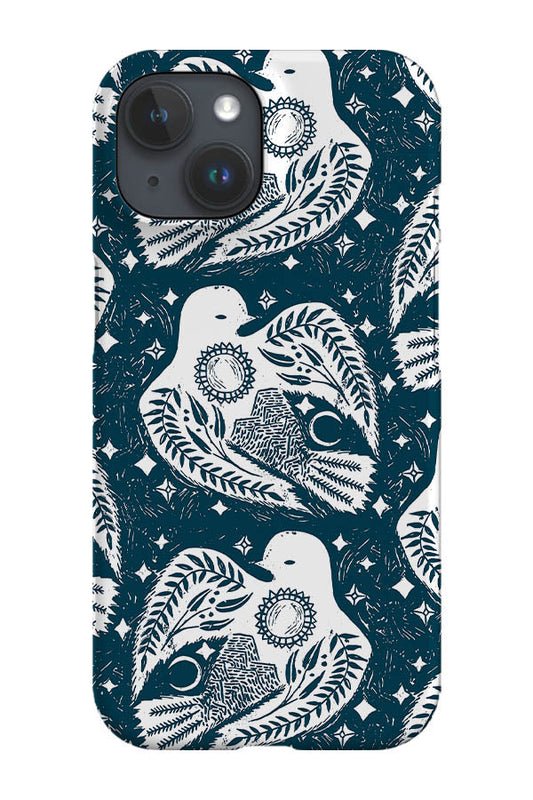 RoyalCovers.uk - Mountain Birds by Cecilia Mok Phone Case (Blue)