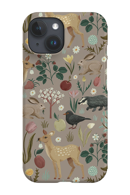 RoyalCovers.uk - My Garden Restaurant By Rebecca Elfast Phone Case (Brown)