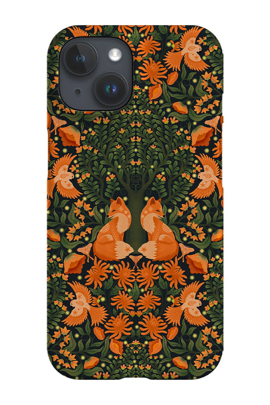 RoyalCovers.uk - Night Forest by Delively Dewi Phone Case (Green)