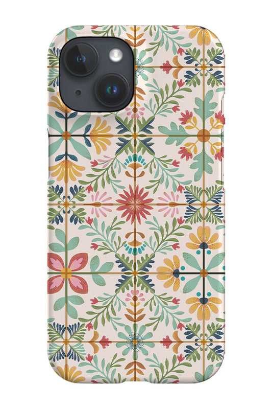 RoyalCovers.uk - Nostalgic Vintage Tile by Garabateo Phone Case (Beige)