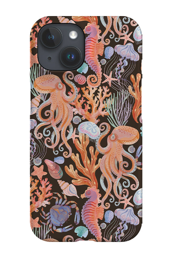 RoyalCovers.uk - Ocean Life By Rebecca Elfast Phone Case (Black)