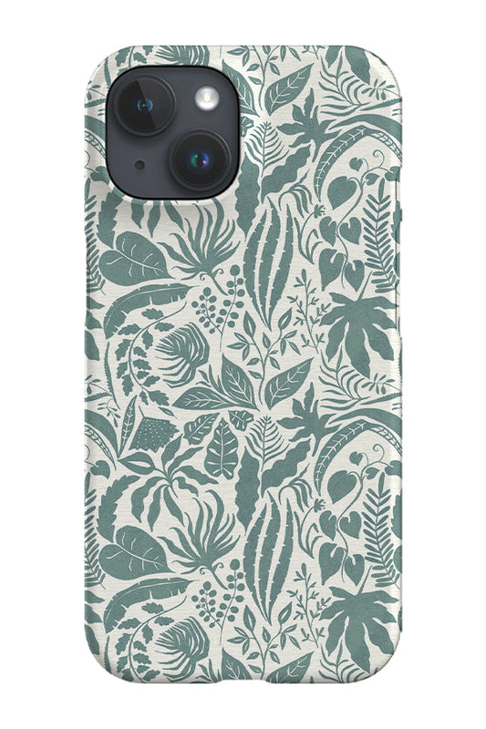RoyalCovers.uk - Pieces of Jungle by Michele Norris Phone Case (Green)